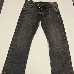 Levi’s black wash jeans